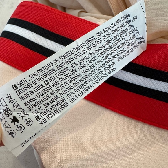 English Factory SLEEVELESS VARSITY STRIPE DRESS IN WHITE Women’s Size XS NWT - Picture 8 of 15